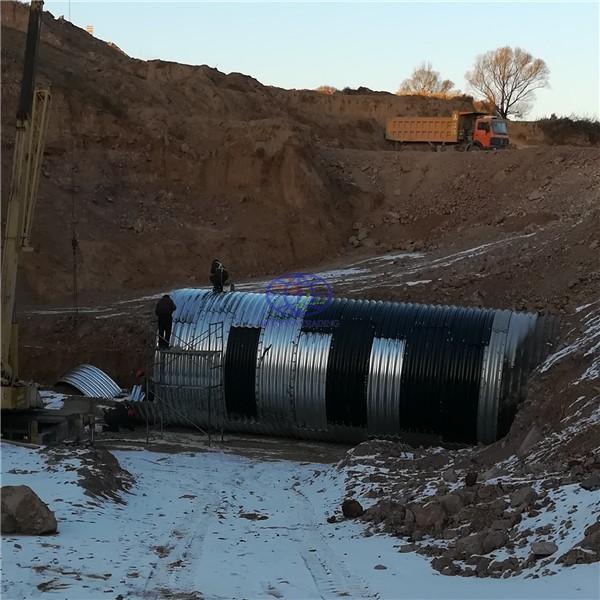 corrugated metal culvert pipe 